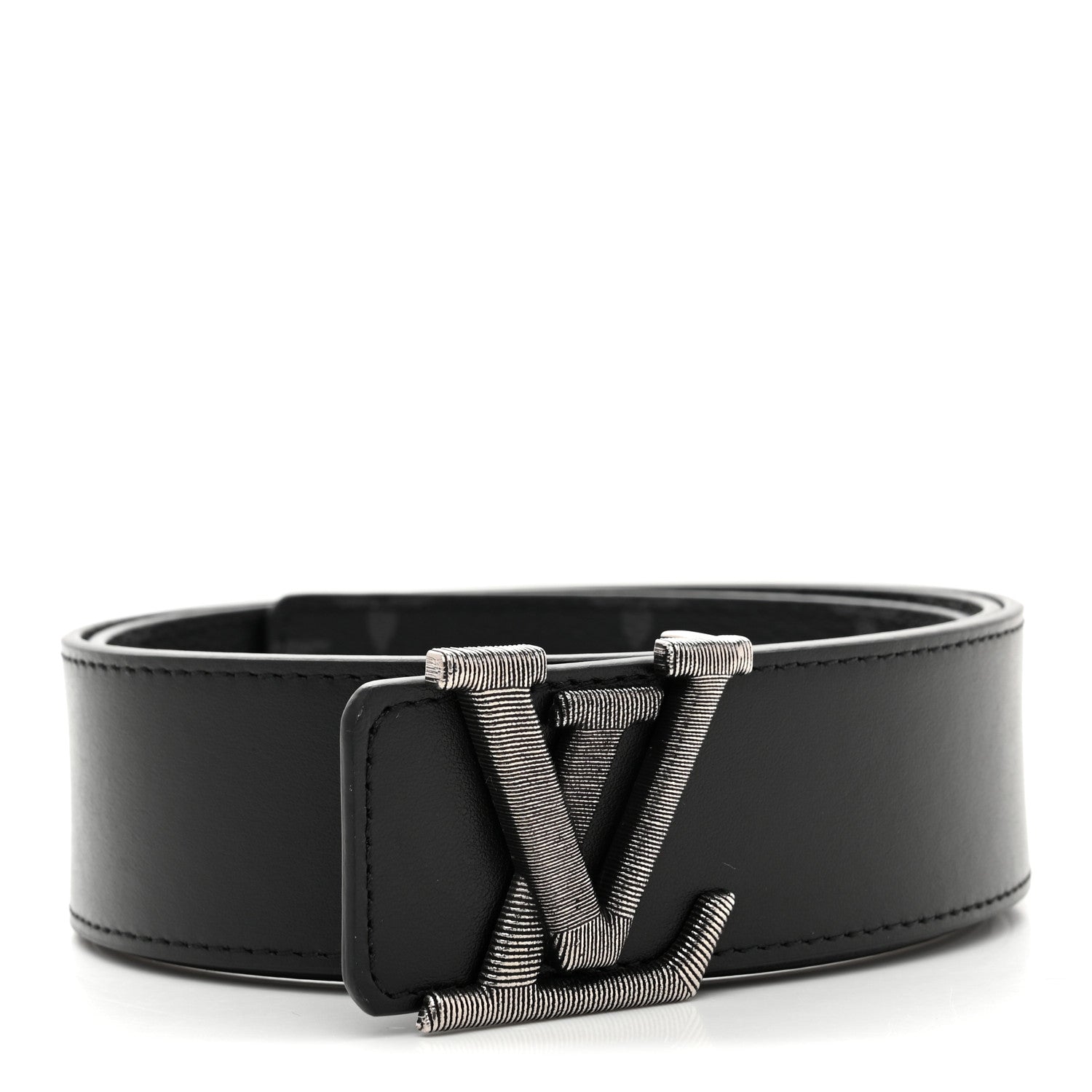 Louis Vuitton Monogram Eclipse 40mm LV Stitch Reversible Belt 90 36 90 36 Black 2 of 9