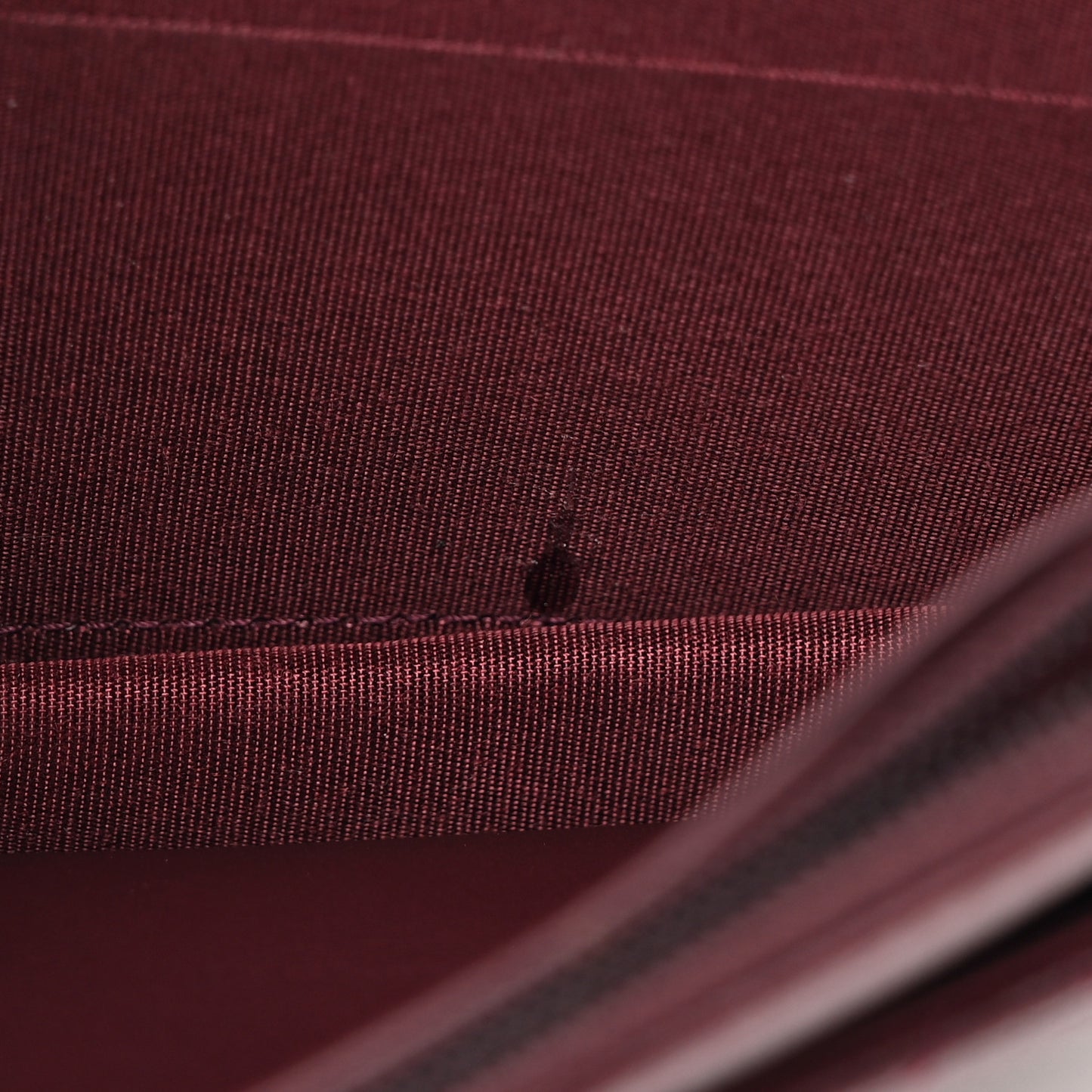 Caviar Quilted Boy Wallet On Chain WOC Burgundy