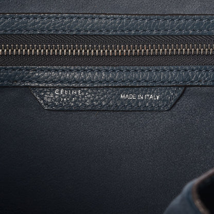Celine Drummed Calfskin Mini Luggage Orage 5 of 10