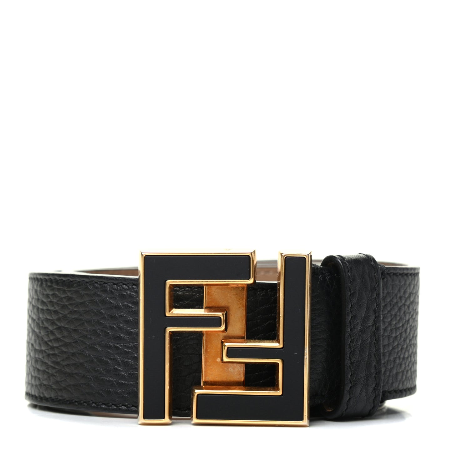Calfskin FF Belt 90 36 Black