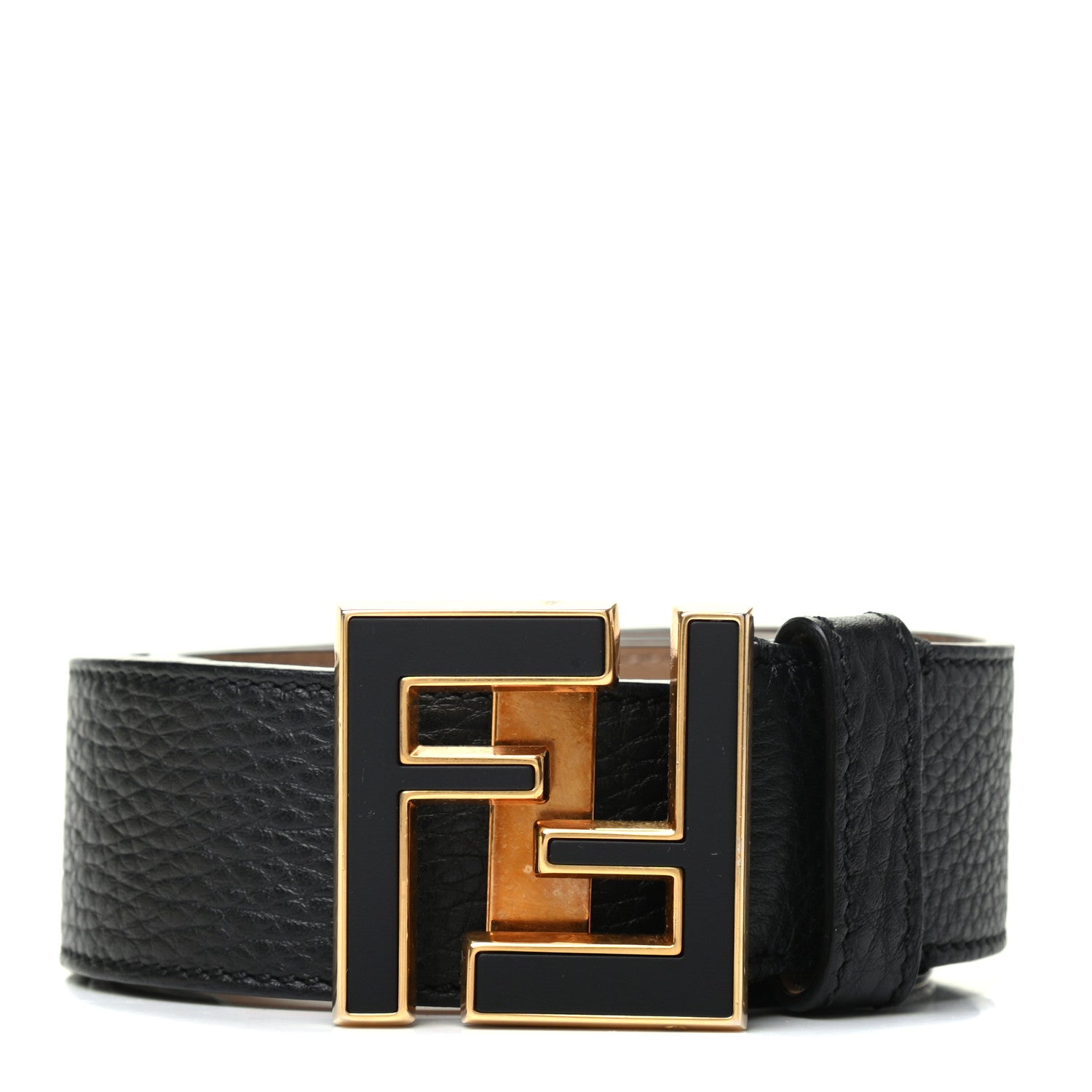 Fendi Calfskin FF Belt 90 36 Black 1 of 6