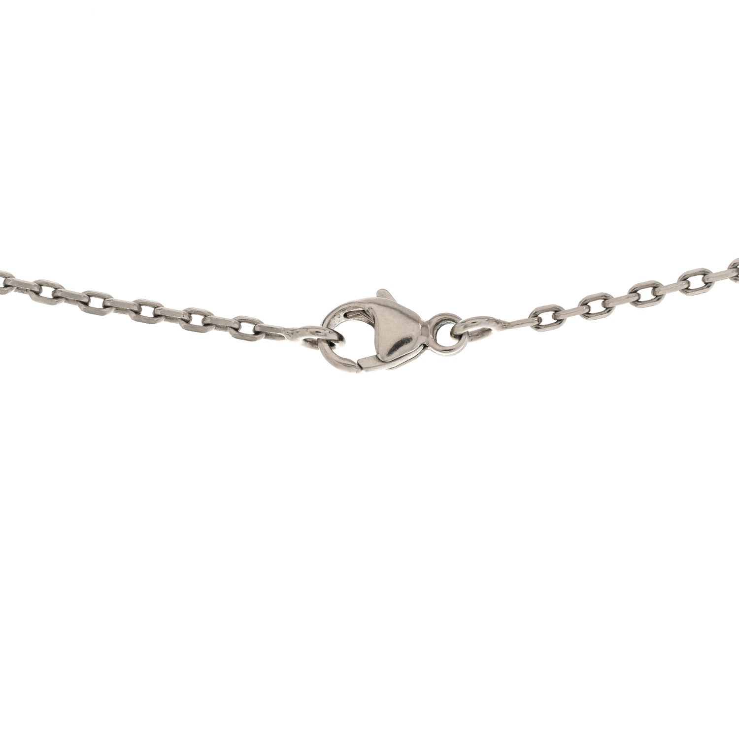 Hermes Lacquered Palladium Pop H Pendant Necklace Marron Glace 4 of 6
