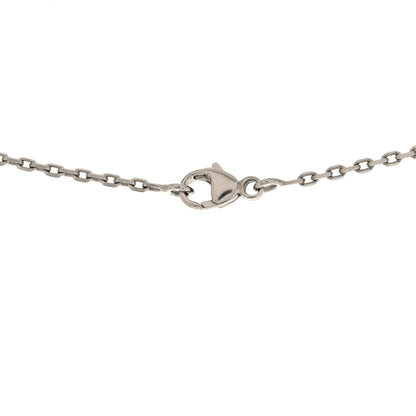 Hermes Lacquered Palladium Pop H Pendant Necklace Marron Glace 4 of 6