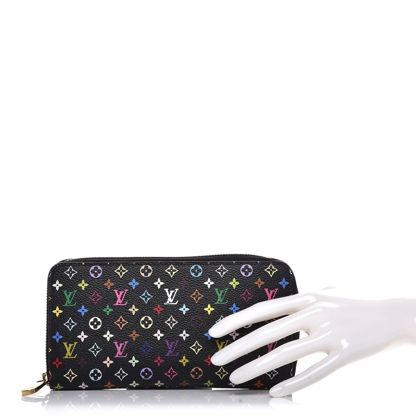 Monogram Multicolor Zippy Wallet Black Grenade