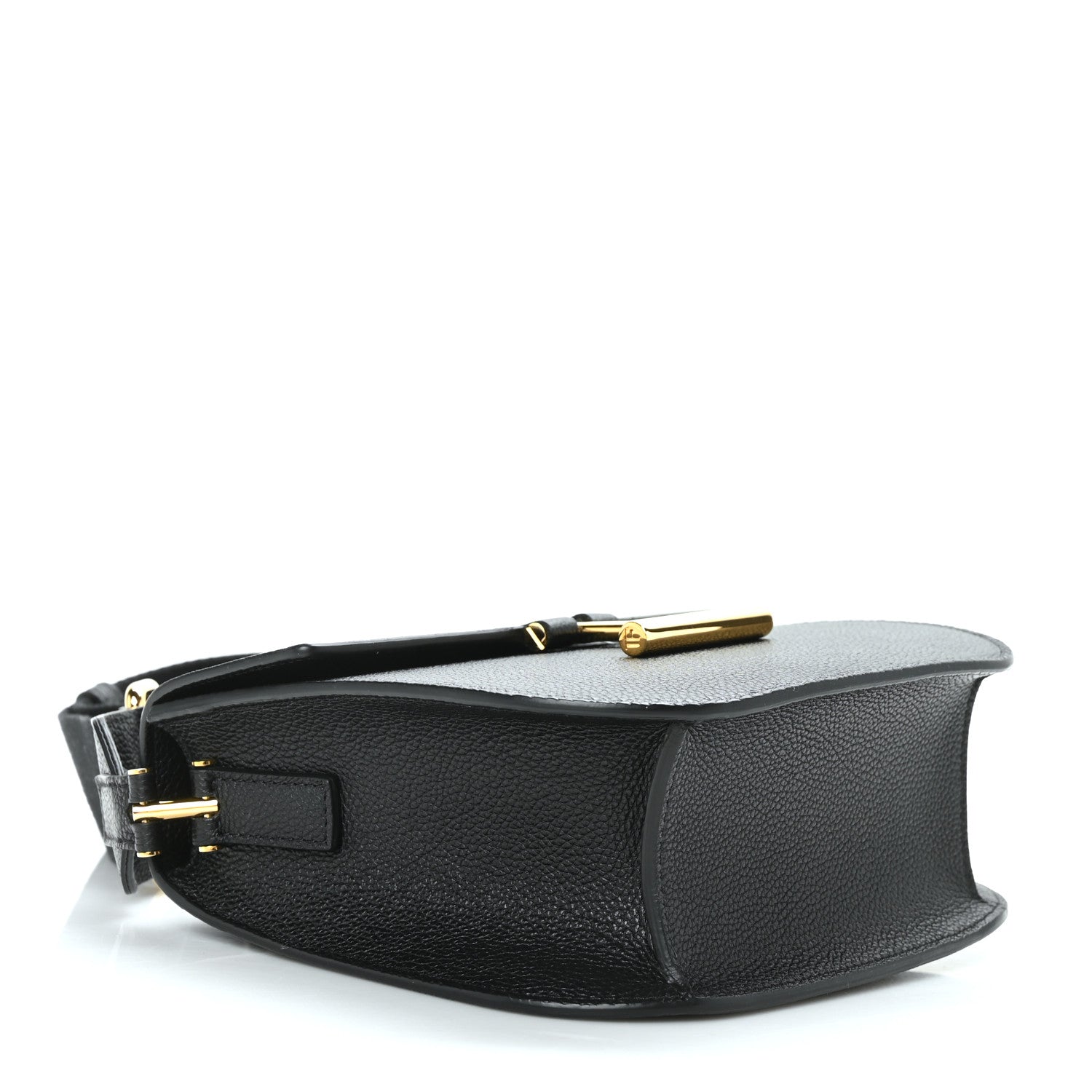 Tom Ford Calfskin Small T Clasp Tara Crossbody Bag Black 4 of 9