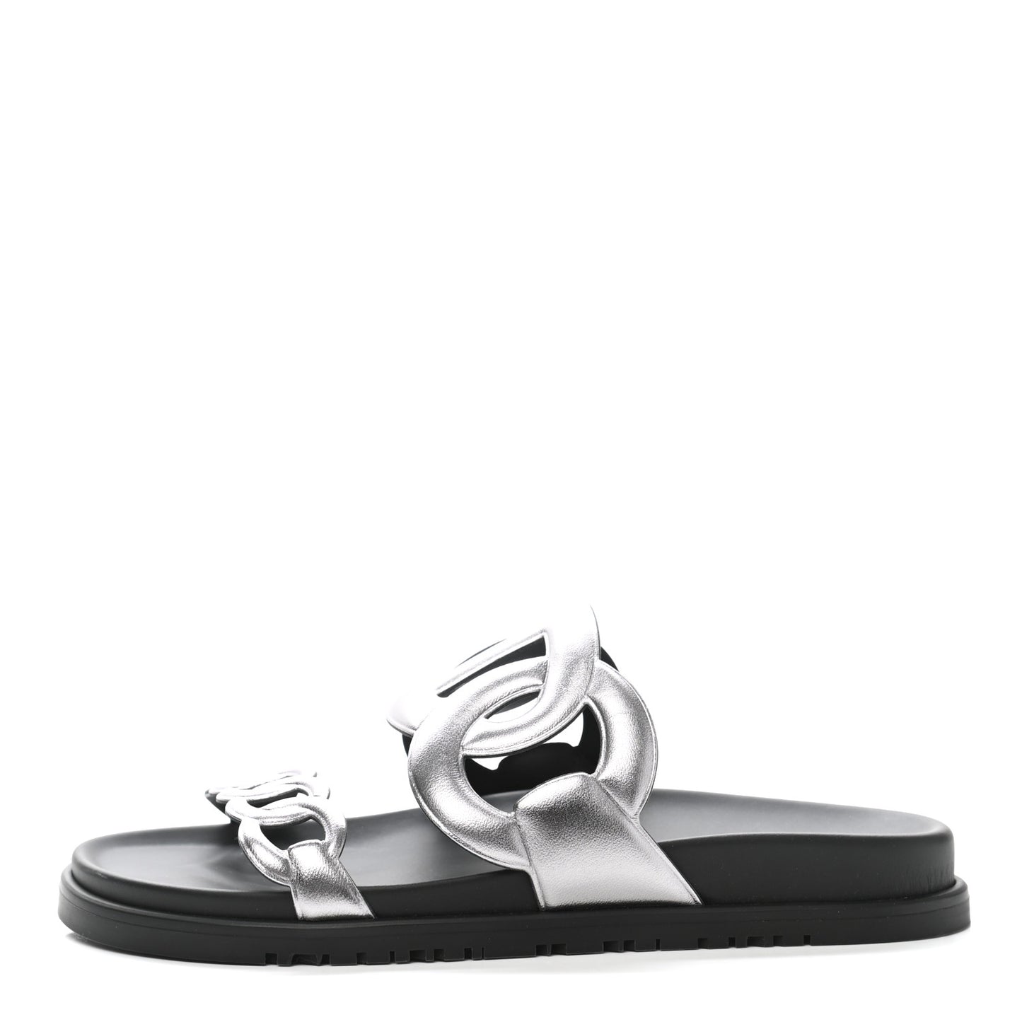 Nappa Extra Sandals 39 Gris Argent