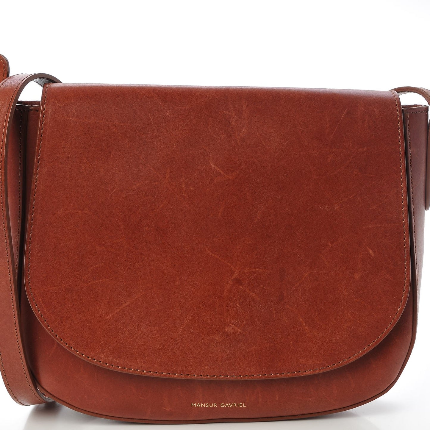 Calfskin Flap Crossbody Saddle