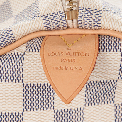 Louis Vuitton Damier Azur Speedy 30 5 of 8