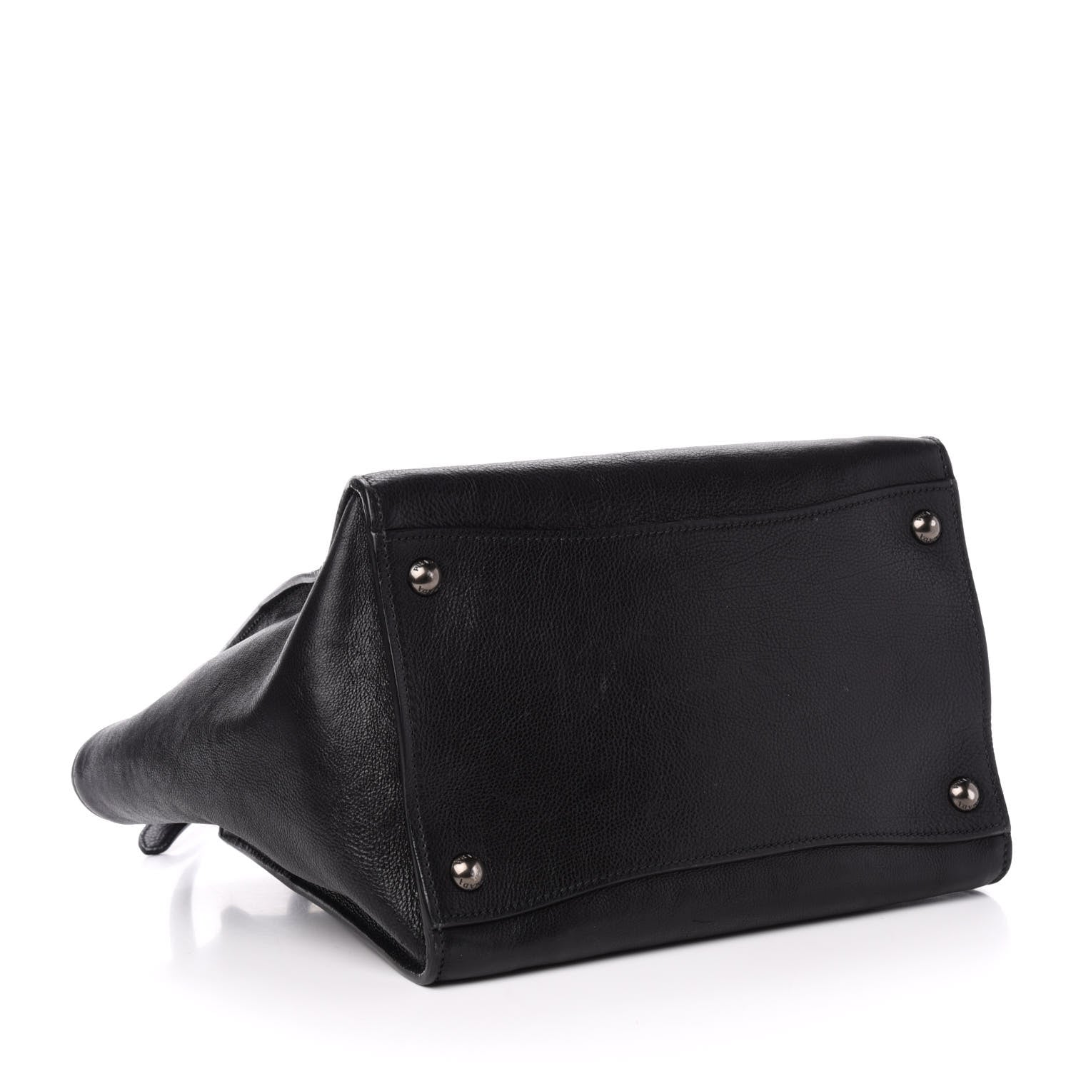 Prada Glace Calf Twin Pocket Tote Black 4 of 10