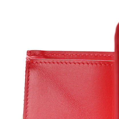 Christian Louboutin Calfskin Script Mini Loubigaga Wallet Red 12 of 15