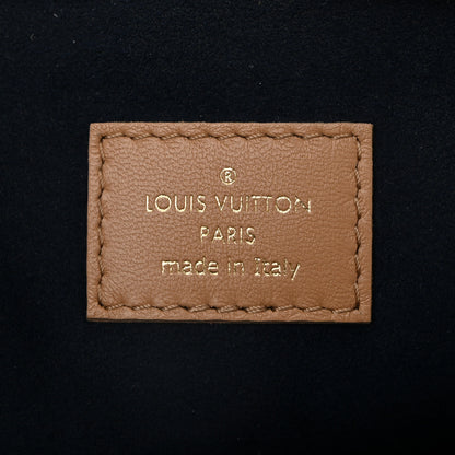 Louis Vuitton Lambskin Embossed Monogram Coussin PM Taupe 6 of 9