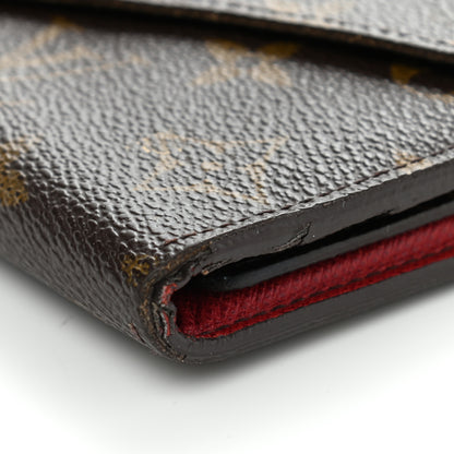 Louis Vuitton Monogram Josephine Wallet Red 9 of 18
