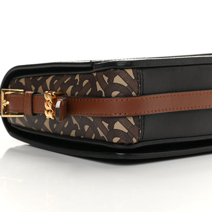 Burberry E-Canvas Monogram Small Grace Bag Bridle Brown 10 of 13