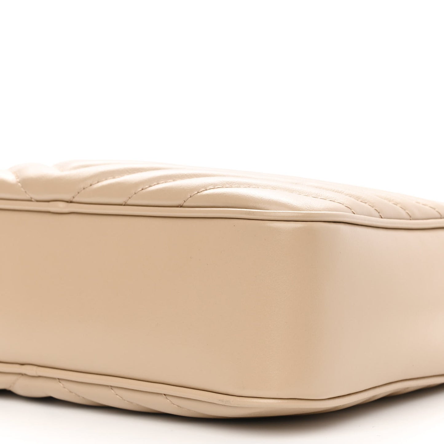 Calfskin Matelasse Monogram Lou Camera Bag Dark Latte