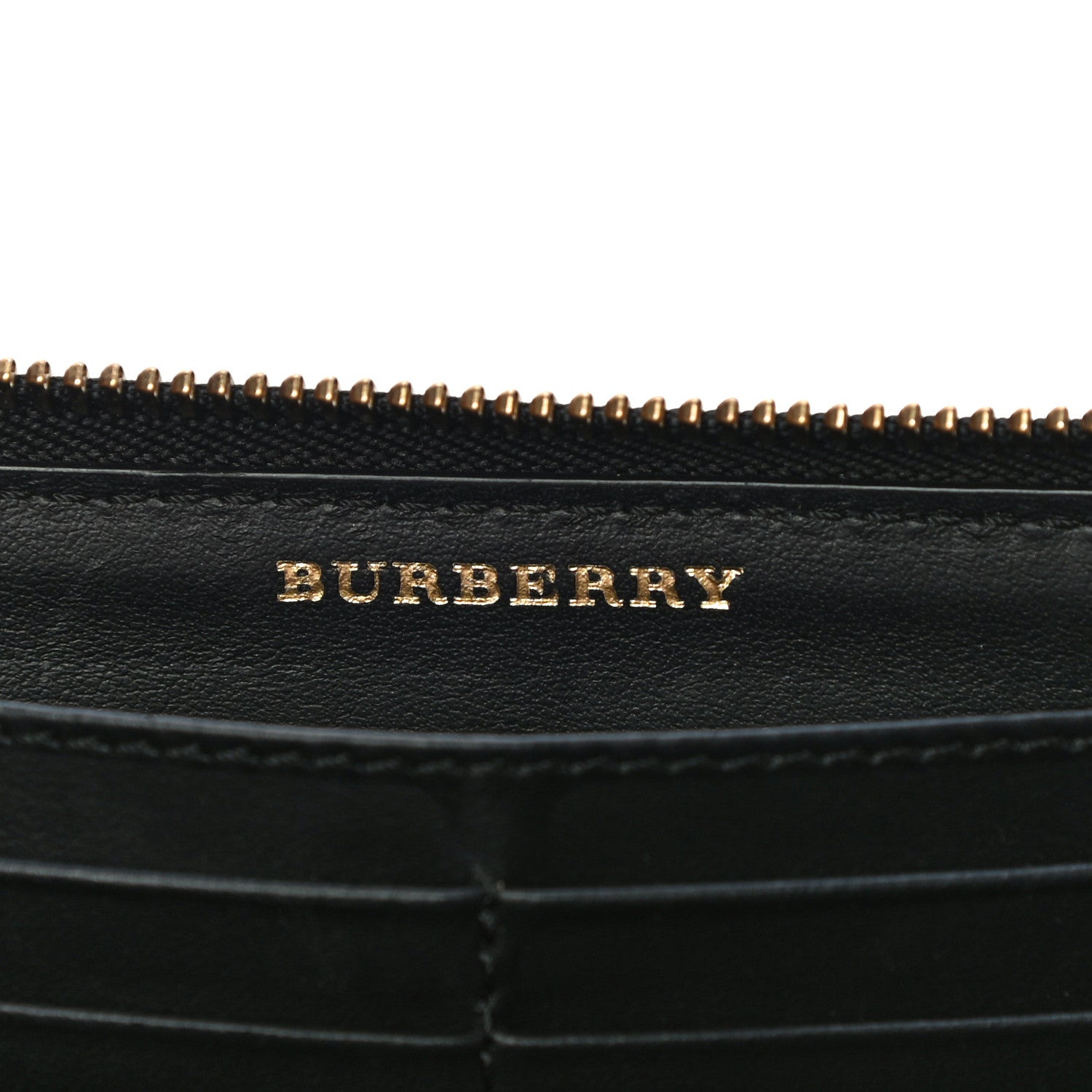 Burberry Vintage Check Elmore Zip Around Wallet Black 6 of 11