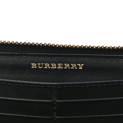 Burberry Vintage Check Elmore Zip Around Wallet Black 6 of 11