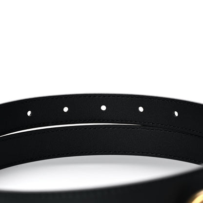 Gucci Calfskin Double G 20mm Belt 75 30 Black 5 of 8