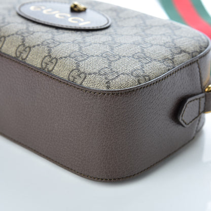 Gucci GG Supreme Monogram Web Neo Vintage Shoulder Bag Beige New Acero Crop 10 of 10