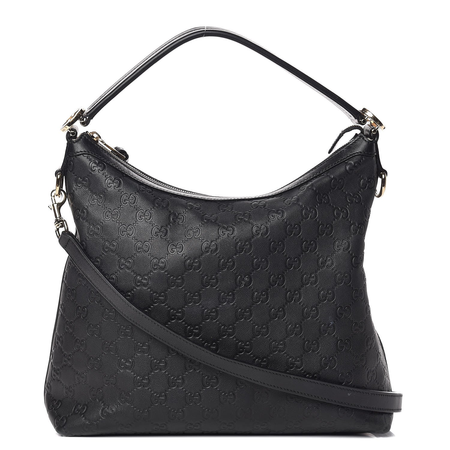 Gucci Guccissima Small Miss GG Hobo Black 1 of 19
