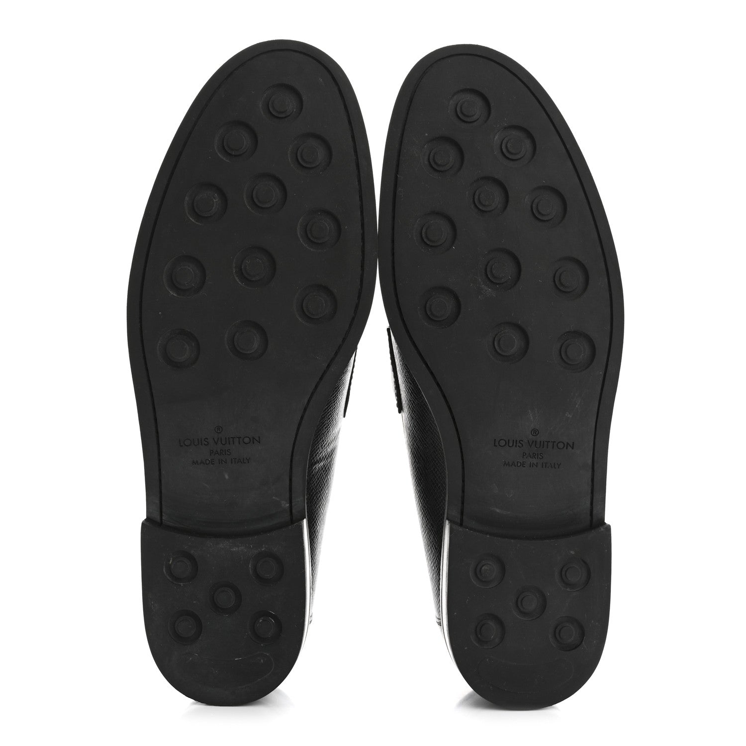 Louis Vuitton Taiga Mens Loafers 9 Black 6 of 10