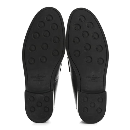 Louis Vuitton Taiga Mens Loafers 9 Black 6 of 10