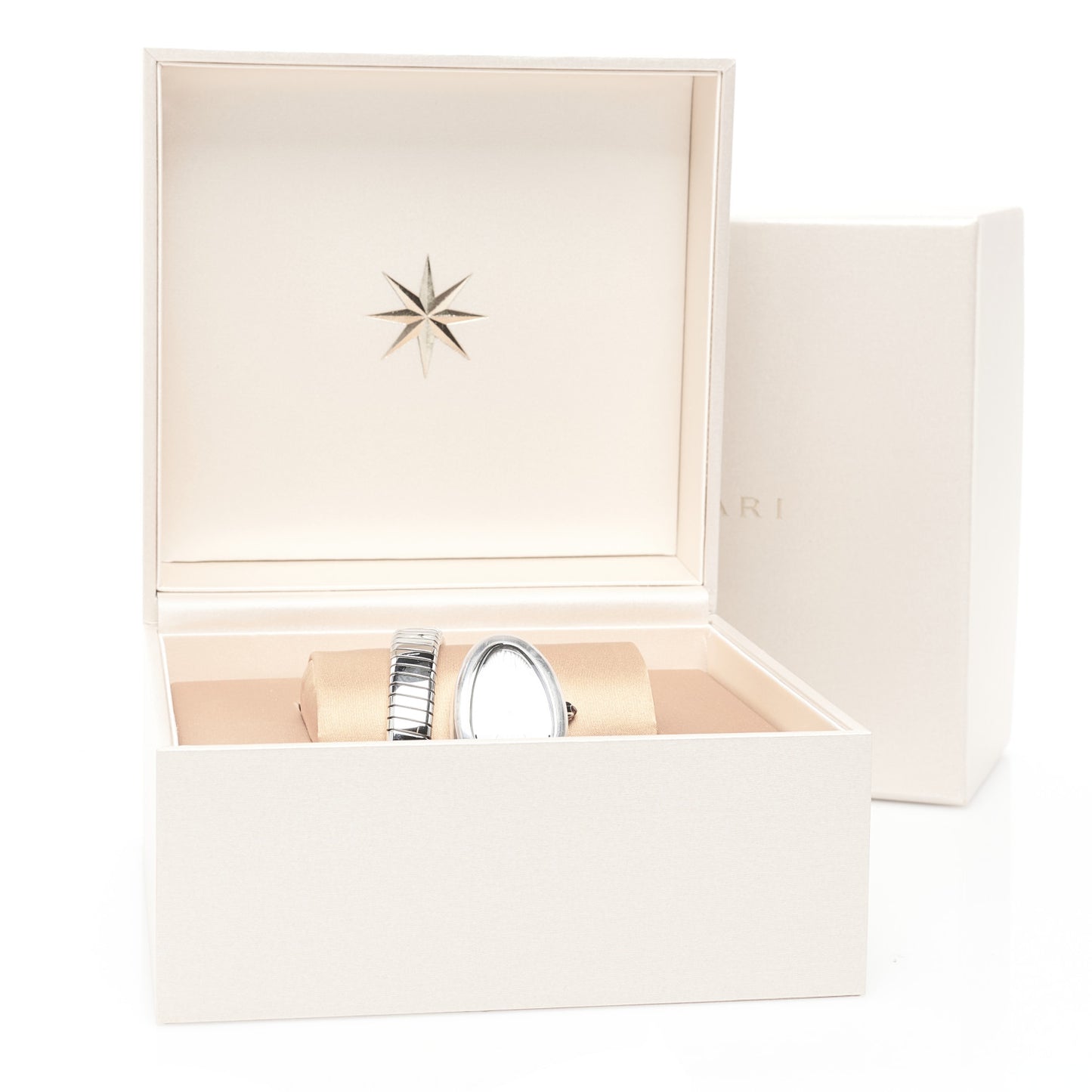 Stainless Steel 35mm Serpenti Tubogas Quartz Watch