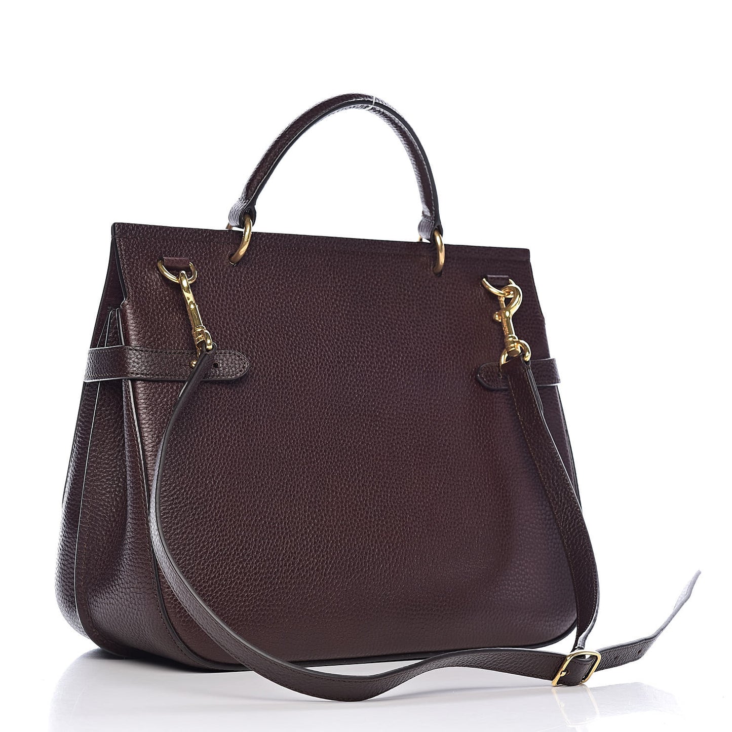 Natural Grain Amberley Satchel Oxblood