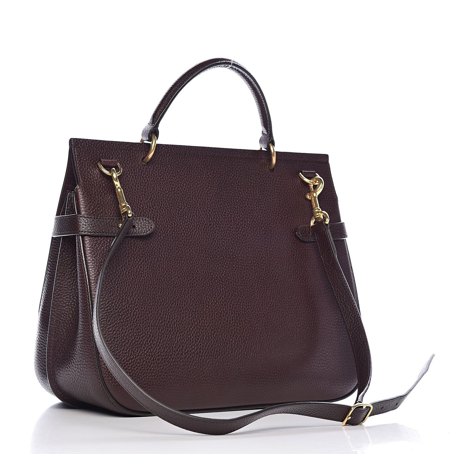 Mulberry Natural Grain Amberley Satchel Oxblood 3 of 11