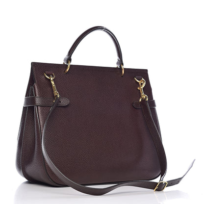 Mulberry Natural Grain Amberley Satchel Oxblood 3 of 11