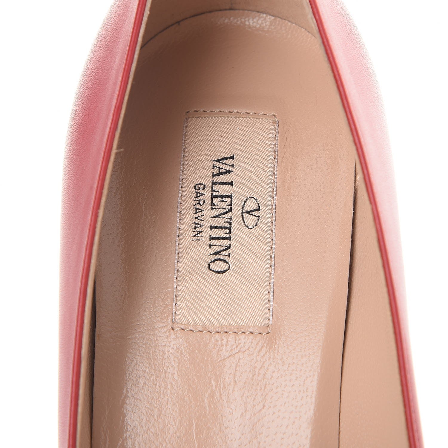 Valentino Garavani Calfskin Rockstud Platform Pumps 39 Red 9 of 12