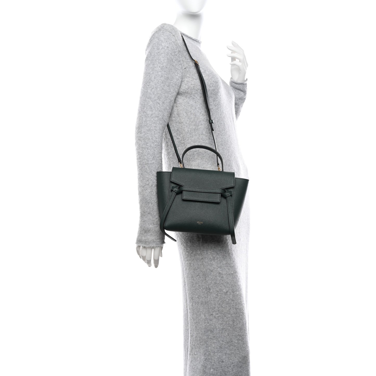 Grained Calfskin Nano Belt Bag Amazone
