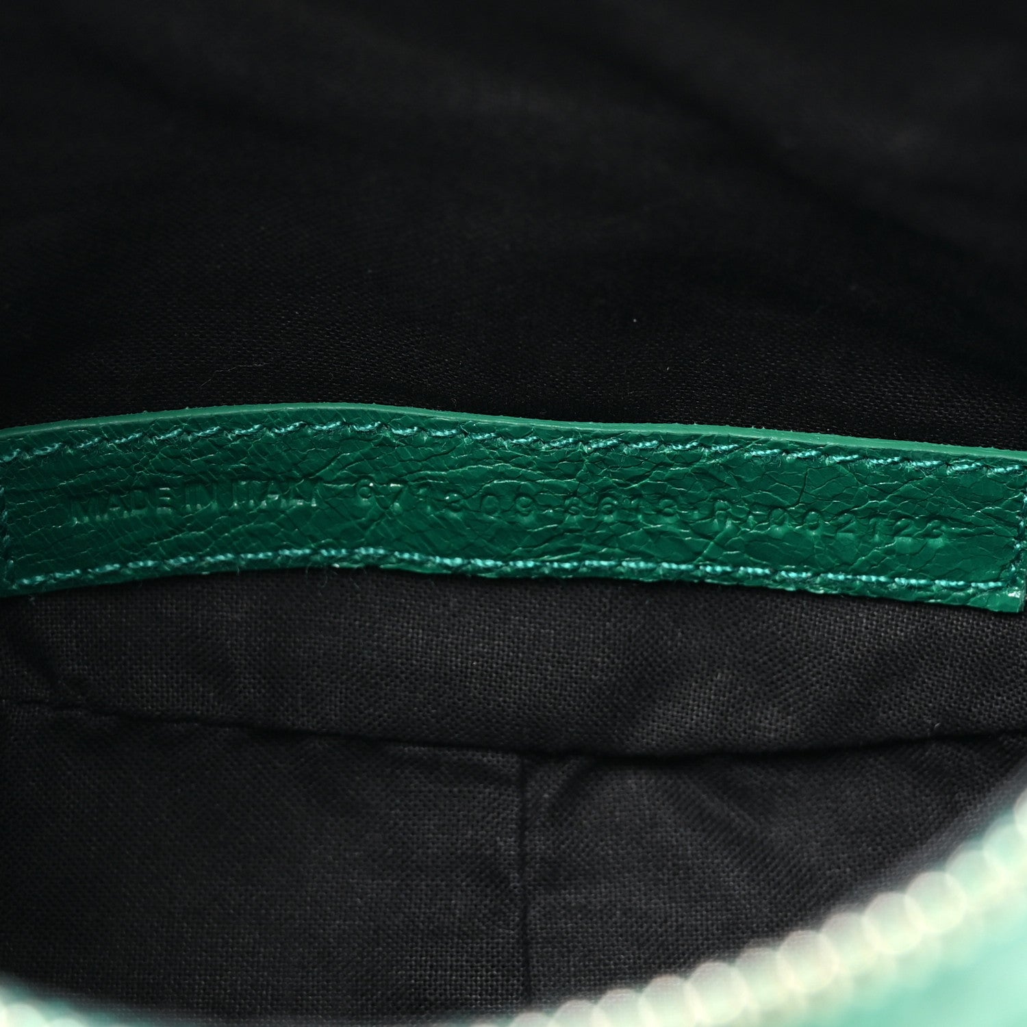 Balenciaga Agneau Arena Le Cagole Shoulder Bag XS Jade 8 of 11