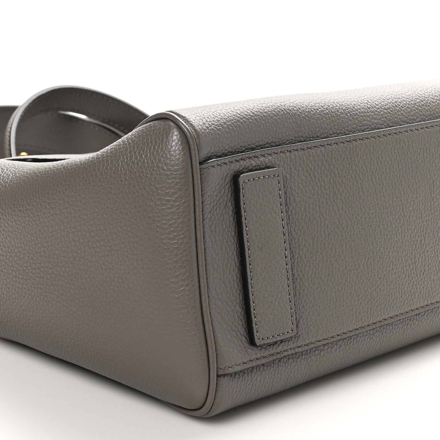 Versace Calfskin Virtus Top Handle Bag Grey 8 of 9