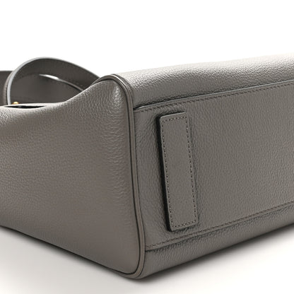 Versace Calfskin Virtus Top Handle Bag Grey 8 of 9