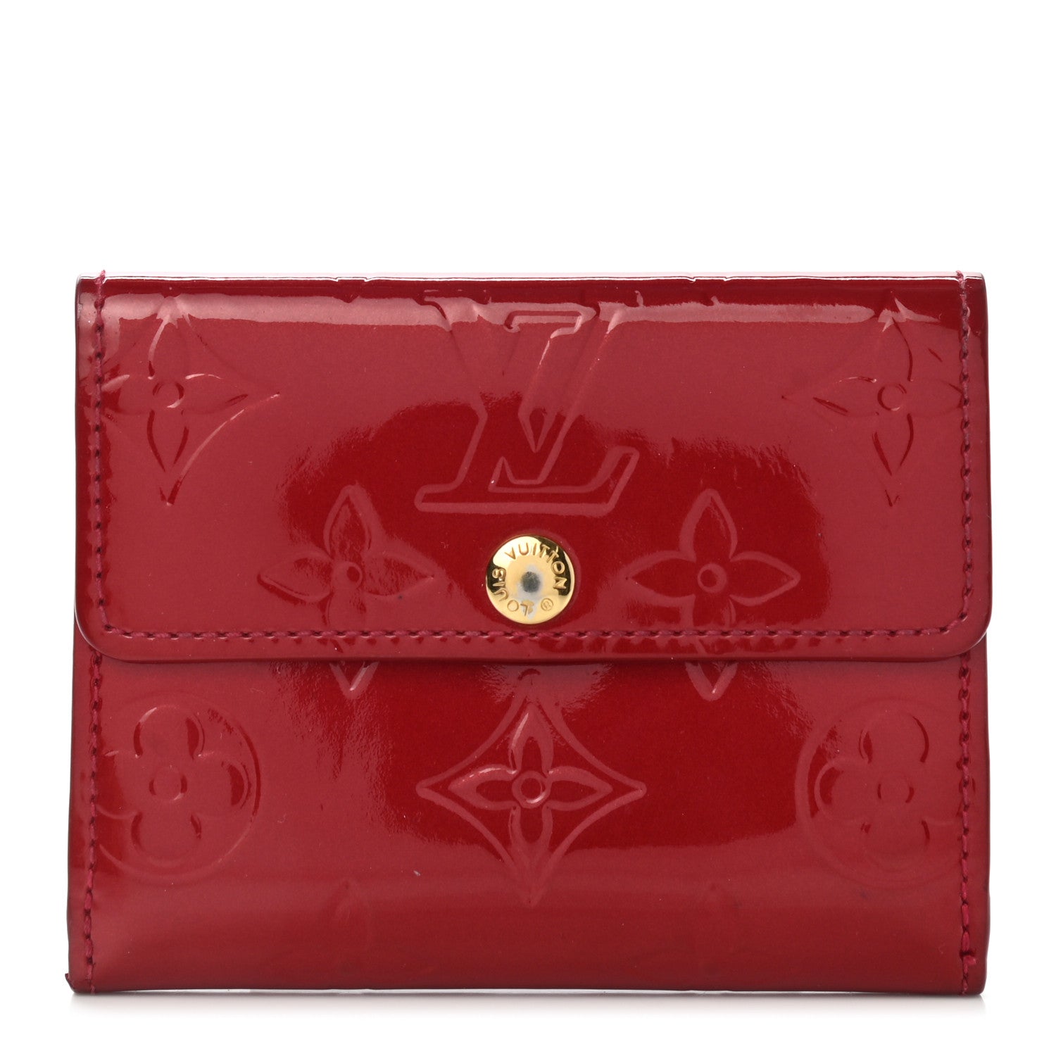 Louis Vuitton Vernis Elise Wallet Pomme D'Amour 1 of 14