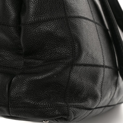 Chanel Caviar Square Stitched Large Tote Black 11 of 13
