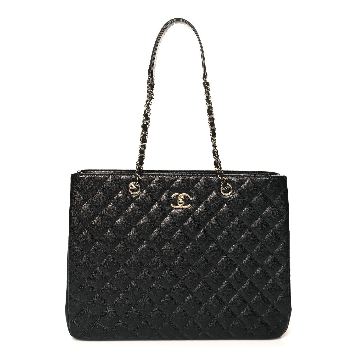 Chanel Caviar Quilted Large Shopping Tote Black 1 of 10