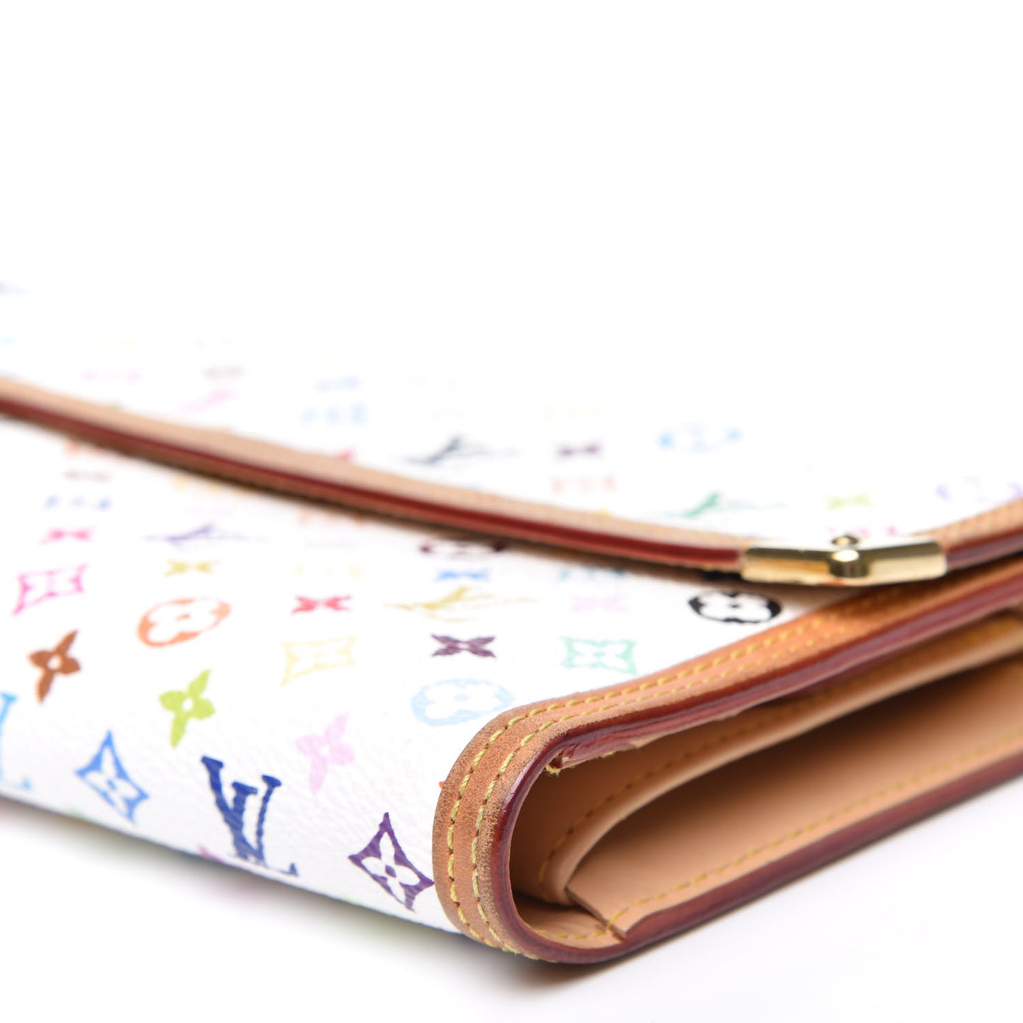 Monogram Multicolor Porte Tresor International Wallet White