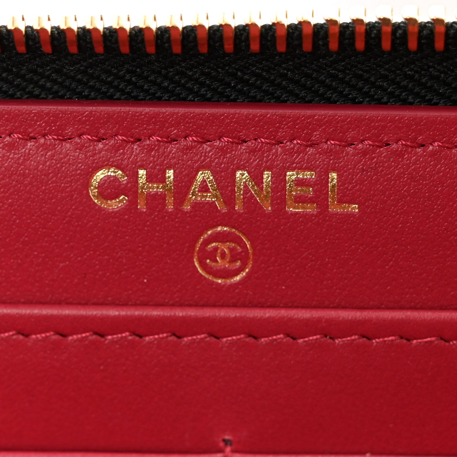 Chanel Lambskin Quilted 19 Long Zipped Around Wallet Black 7 of 11