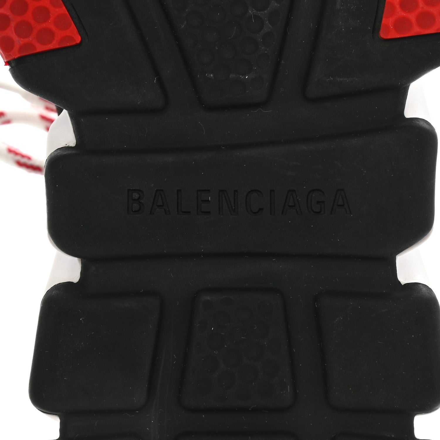 Balenciaga Neoprene Knit Womens Speed Lace Up Sneakers 35.5 Black Red 6 of 8