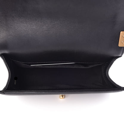 Chanel Lambskin Quilted Small Boy Flap Black 5 of 8