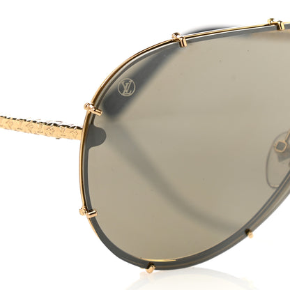 Louis Vuitton Metal LV Drive Sunglasses Z0897W Black Gold 7 of 7