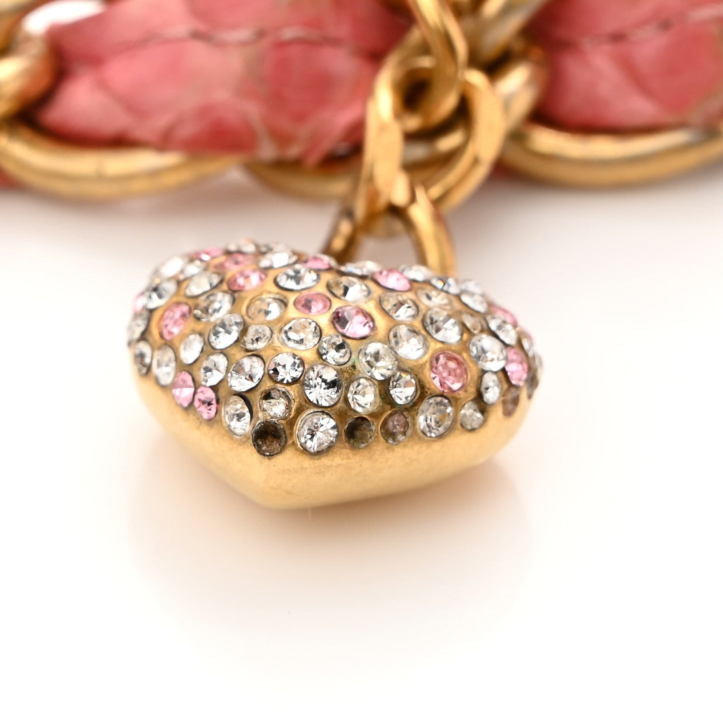 Snakeskin Mini Rectangular Valentine Charms Flap Pink