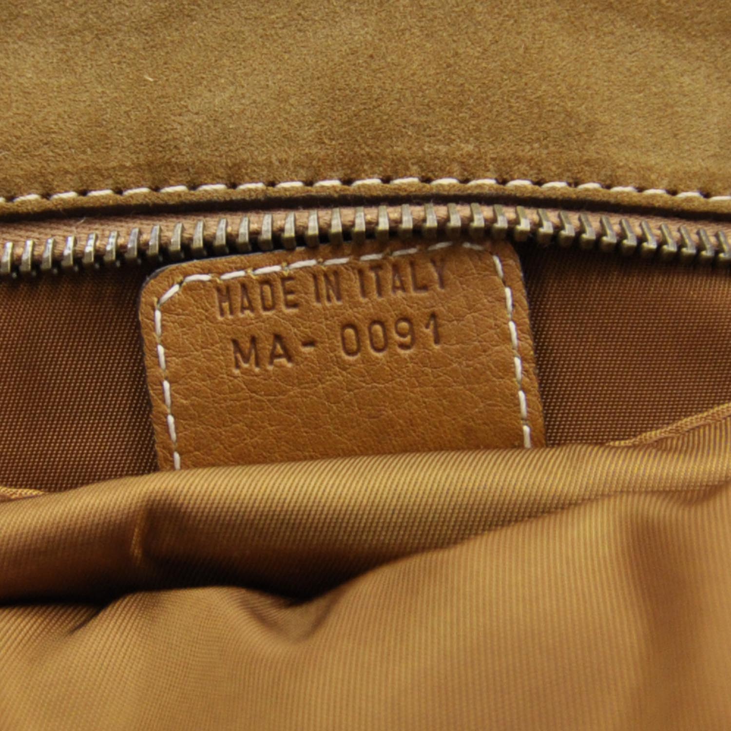 Christian Dior Leather Baudrier Saddle Bag Tan 8 of 8