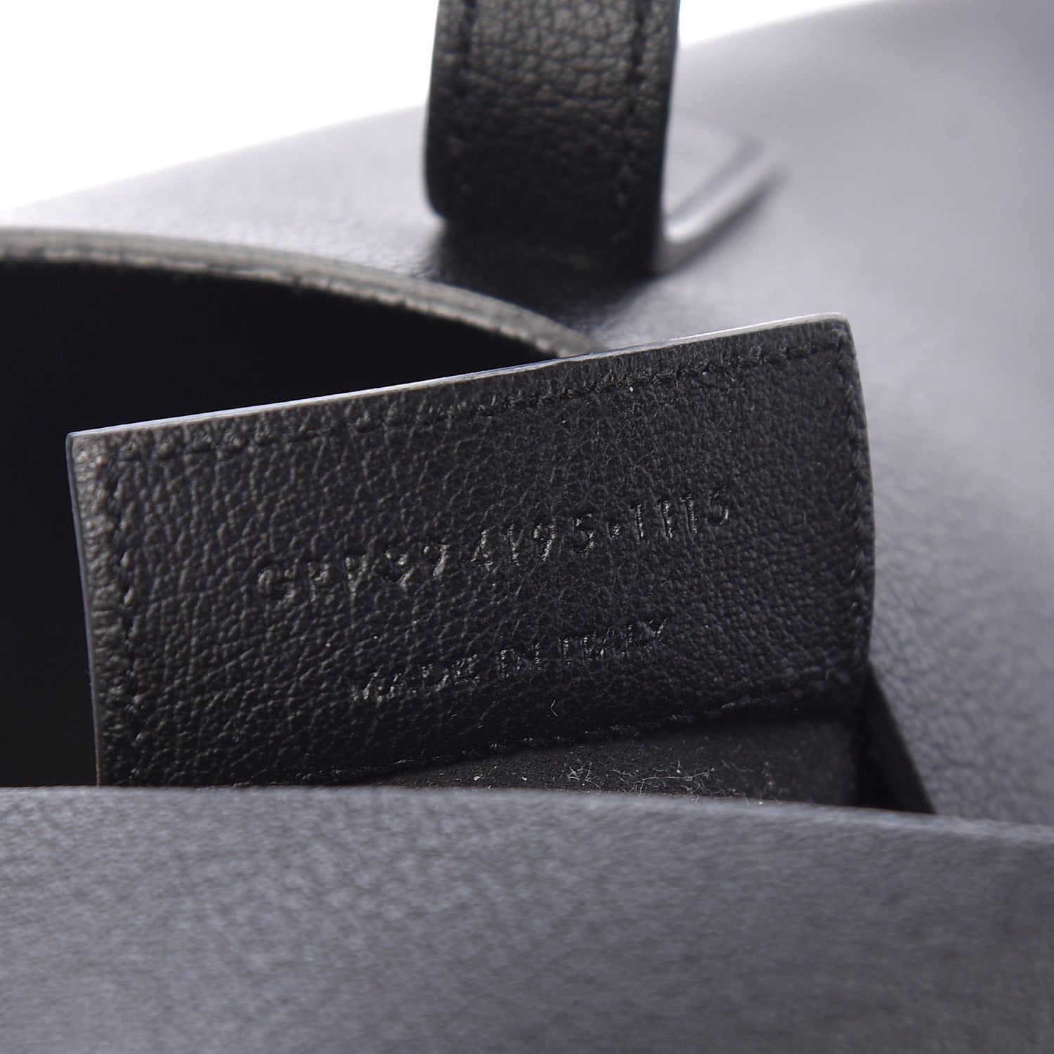 Saint Laurent Calfskin Large Shopping Tote Black 8 of 13