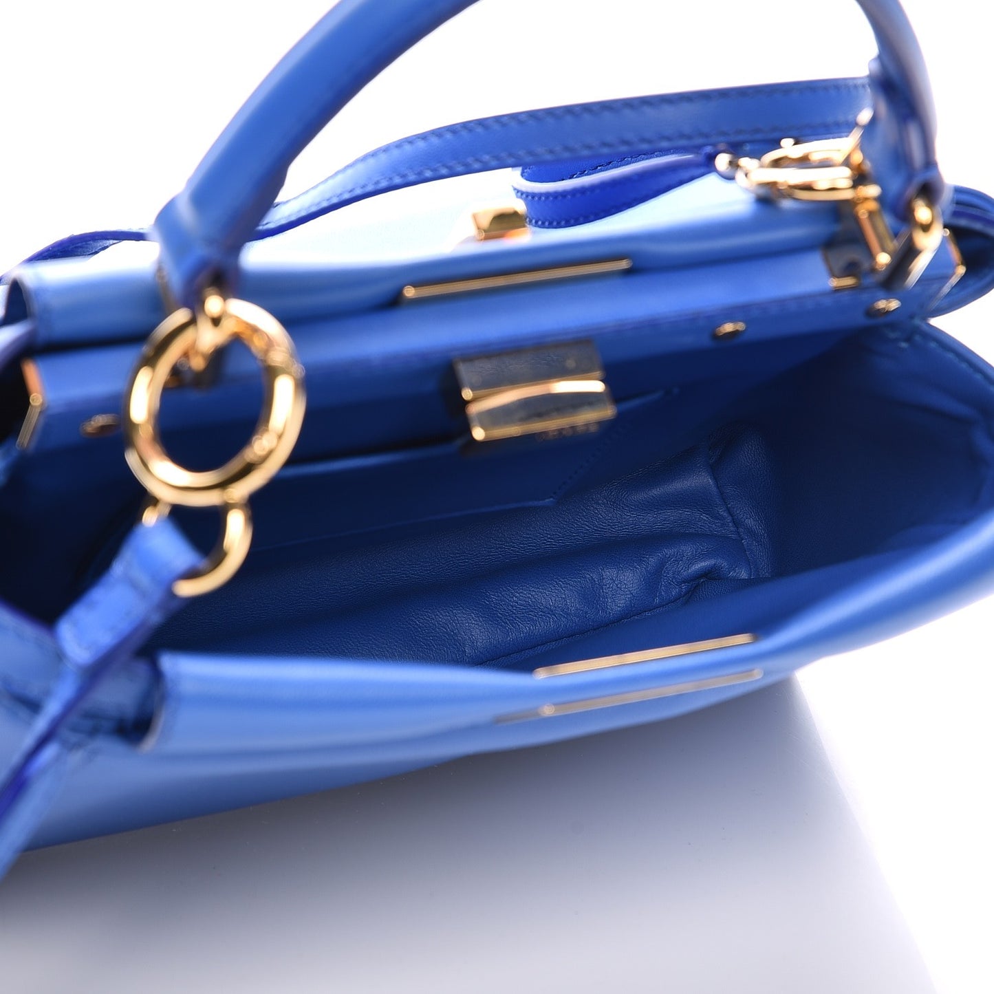 Nappa Mini Peekaboo Iconic Satchel Bleuette