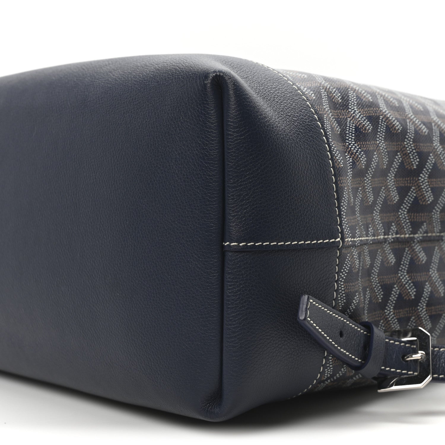Goyard Goyardine Calfskin Cisalpin Backpack Navy 9 of 9