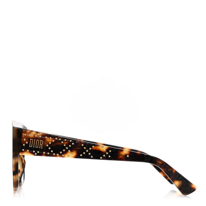 Christian Dior Acetate Cannage Lady Dior Studs Sunglasses Havana 2 of 7
