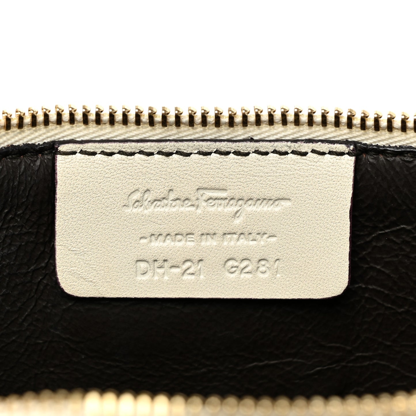 Calfskin Perforated Sofia Satchel White