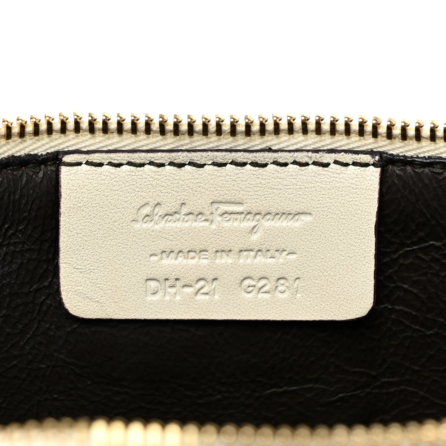 Salvatore Ferragamo Calfskin Perforated Sofia Satchel White 7 of 26